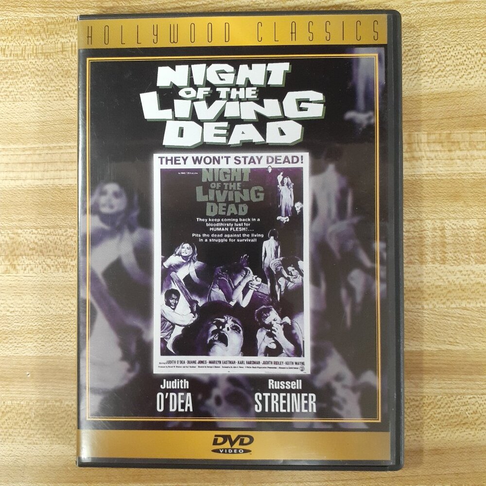 Night of the Living Dead DVD Hollywood Classics George Romero Zombie Horror 1968